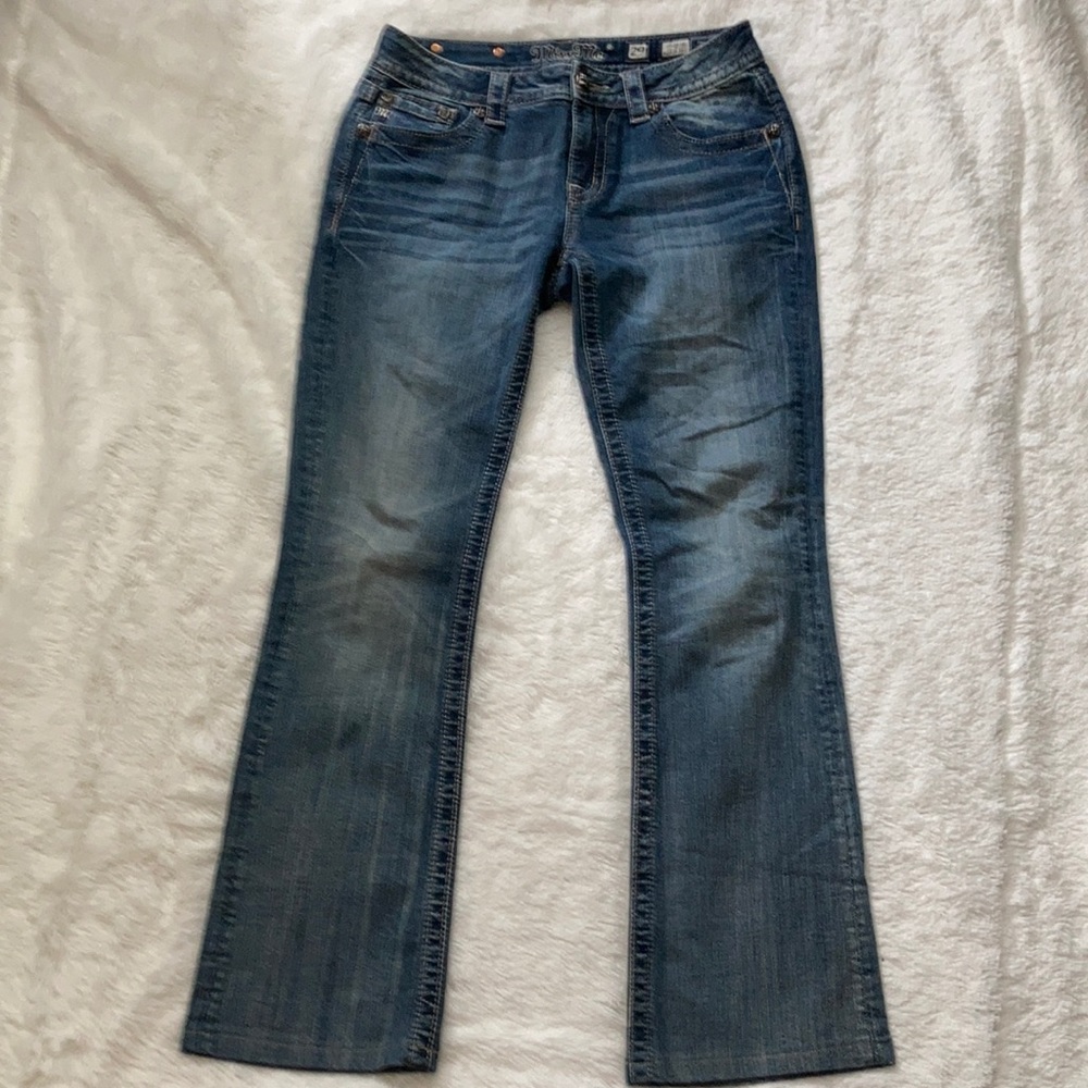 Miss Me Mid Rise Boot Leg Jeans
